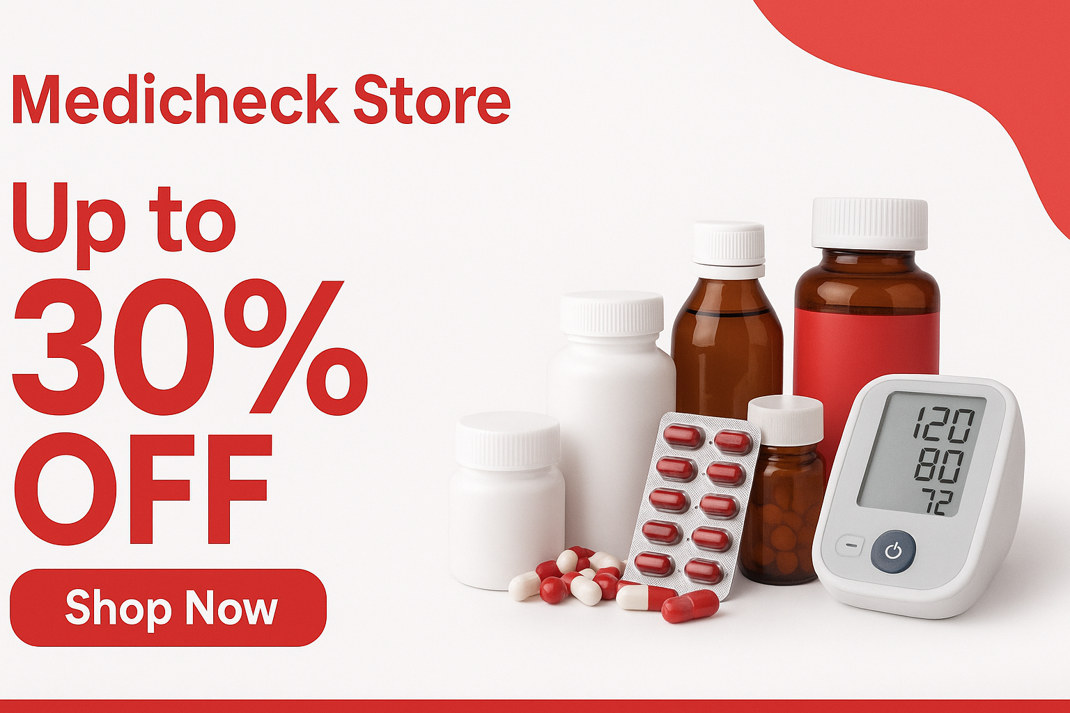 🩺 Medicheck Store – Health Shopping Made Easy with Discounts & Affiliate Earnings